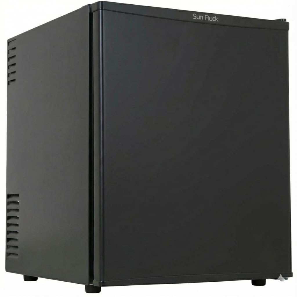 Amazon | SunRuck 冷蔵庫 小型 静冷 48L ブラック ペルチェ方式 強化